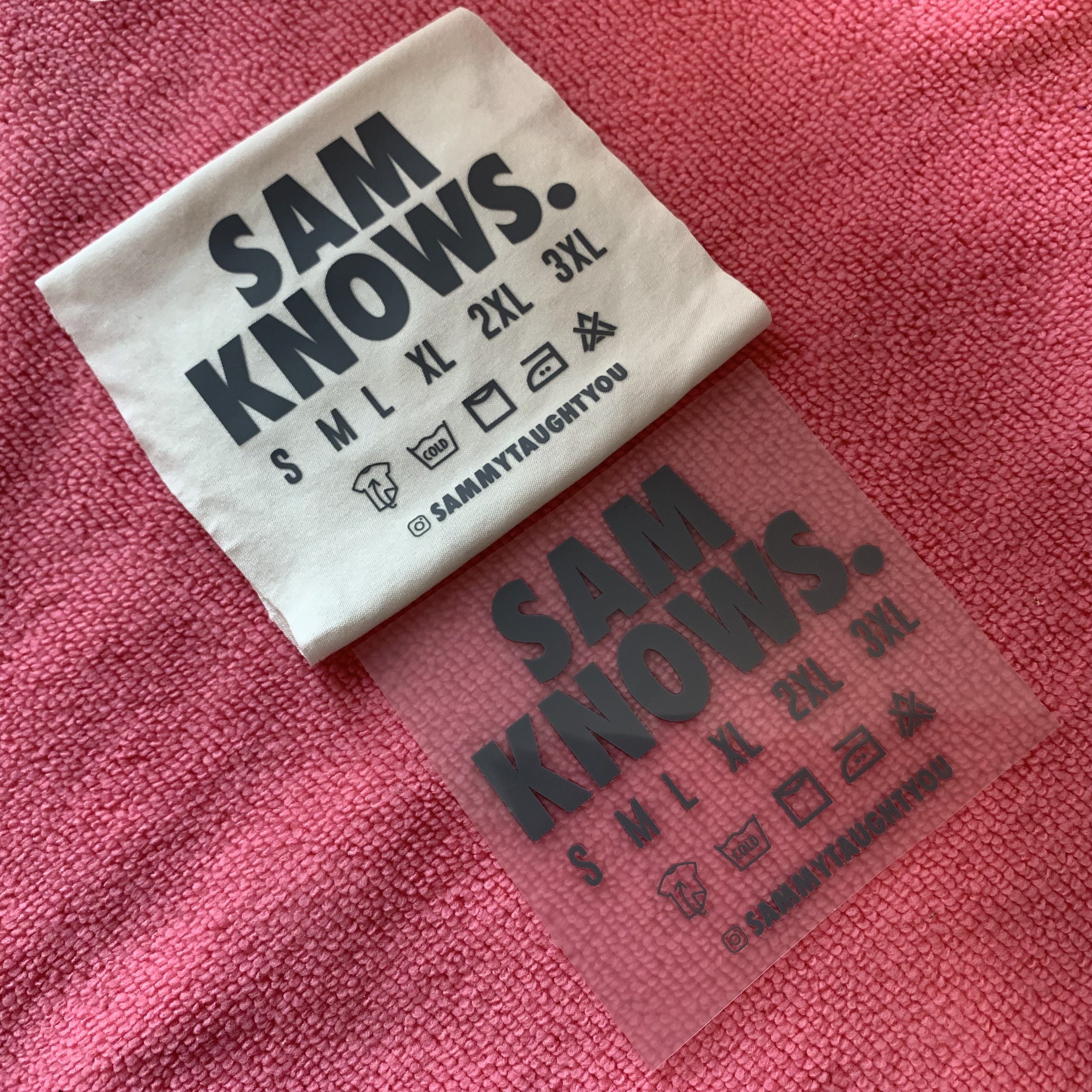 Low quantity tagless neck heat transfer label for shorts,washing vinyl film heat press clothing label for scarf