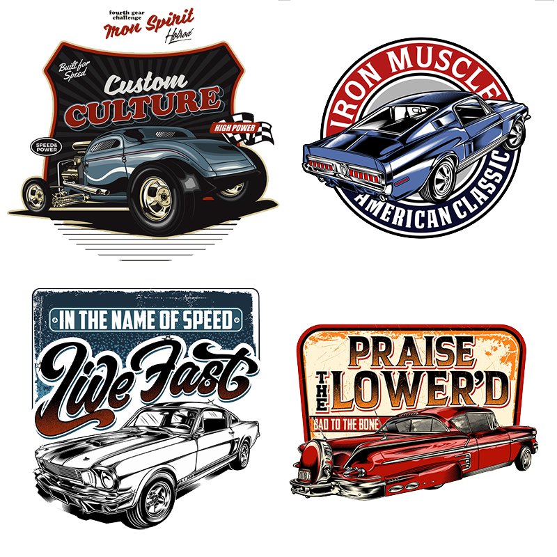 Dtf Film Wholesale High Quality Car Logo Vinyl Used Clothing or Packaging Label Transfer Printing for Tshirt Printing Garment
