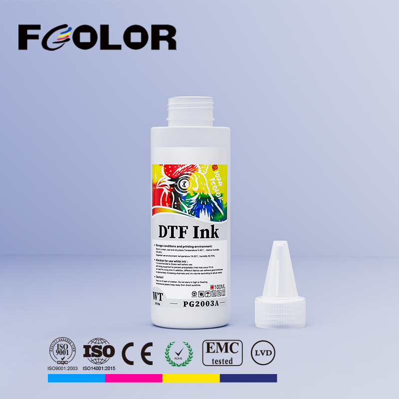 Manufacturer Hot Sale 100ml Tinta White High quality Premium T shirt Printing Transfer Film Dtf Ink for XP15000 8550 Dtf Printer