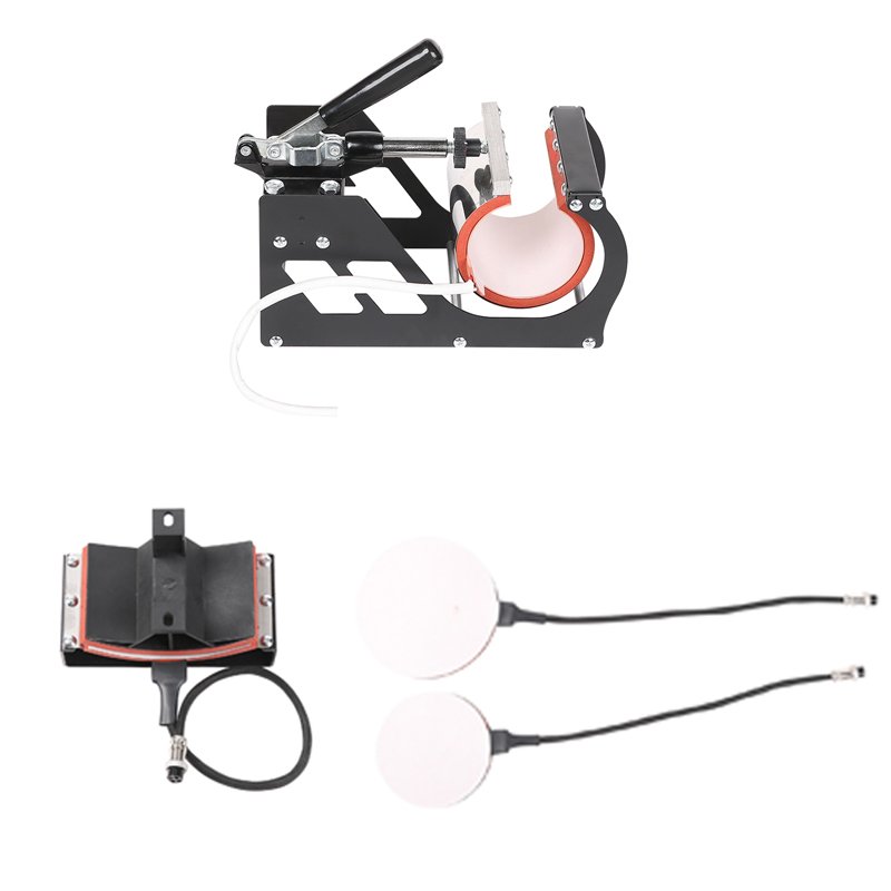 RubySub 5 in 1 Heat Press Machine Digital T-shirt Heat Transfer 12" x 15" Sublimation Machine for Mug Hat Plate Print