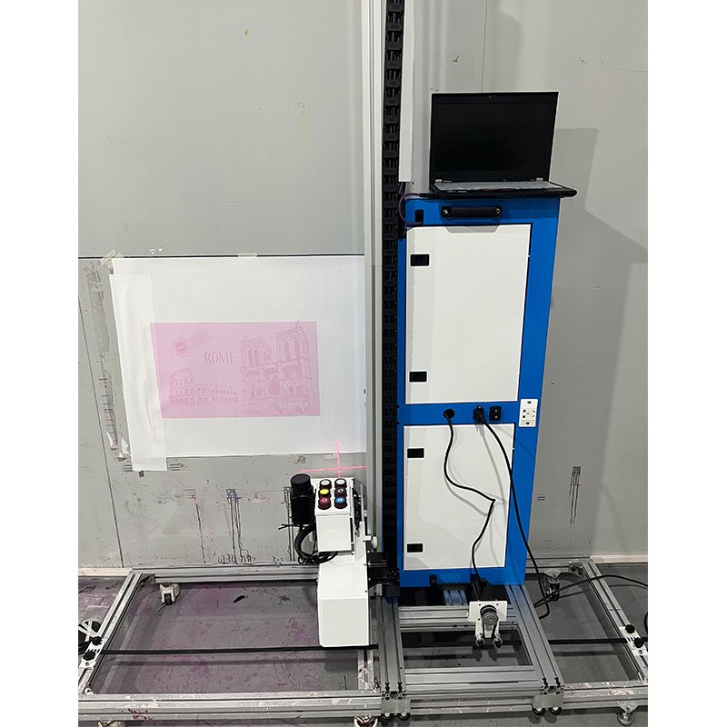 Factory 3D vertical wall inkjet printer rail type indoor and outdoor printing machine For Wall Art wall Mural