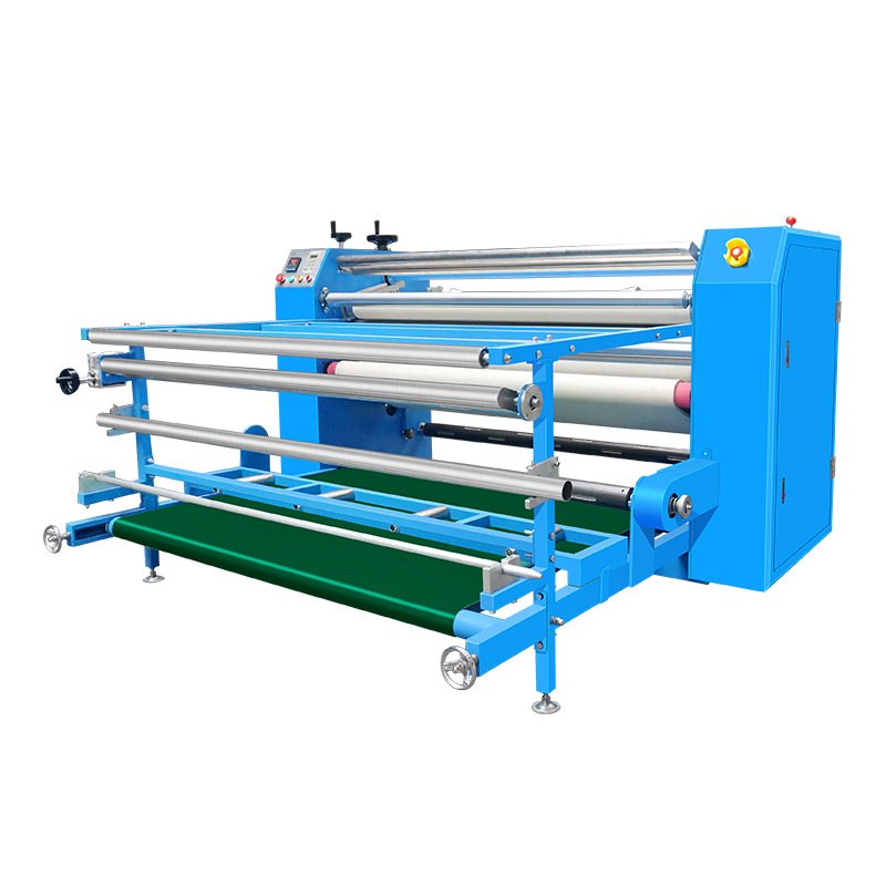 1.2 m wide roller heat press machine calandra sublimation with sublimation printer heat transfer printing