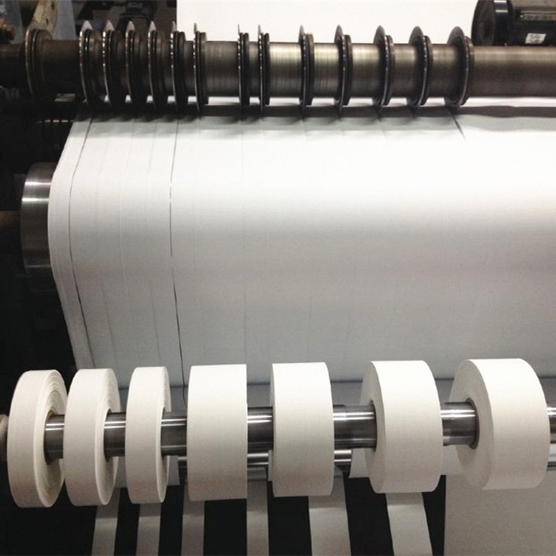 Thick Coating taffeta Ribbon Roll White Nylon Taffeta For Thermal Transfer Printing