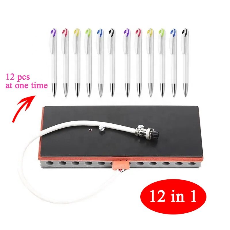 Outlet Price 12 PCS Pen Printing Machines Pen Hot Transfer Printing Machines