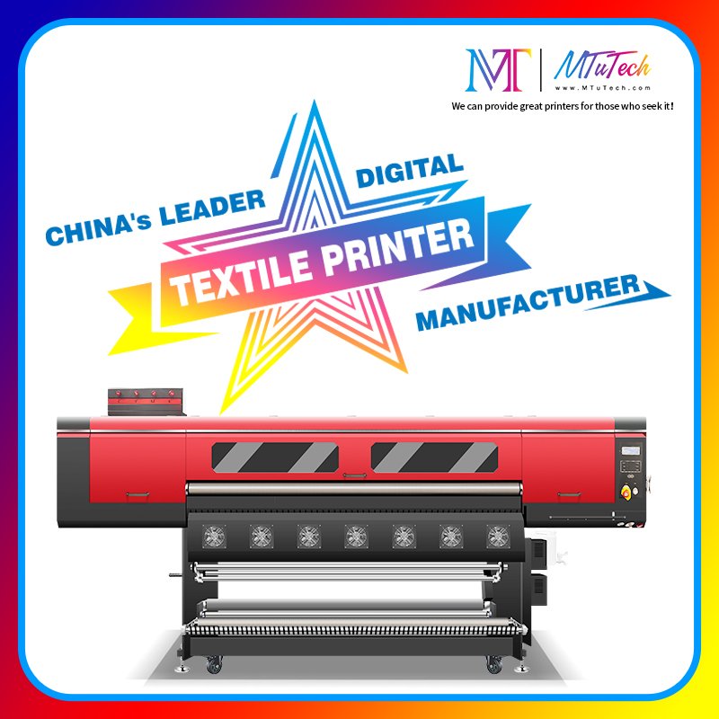 MT P1908A1 A1 Dye Sublimation Printer with 8pcs Epson i3200 Printheads for Precision Transfer Paper Printing