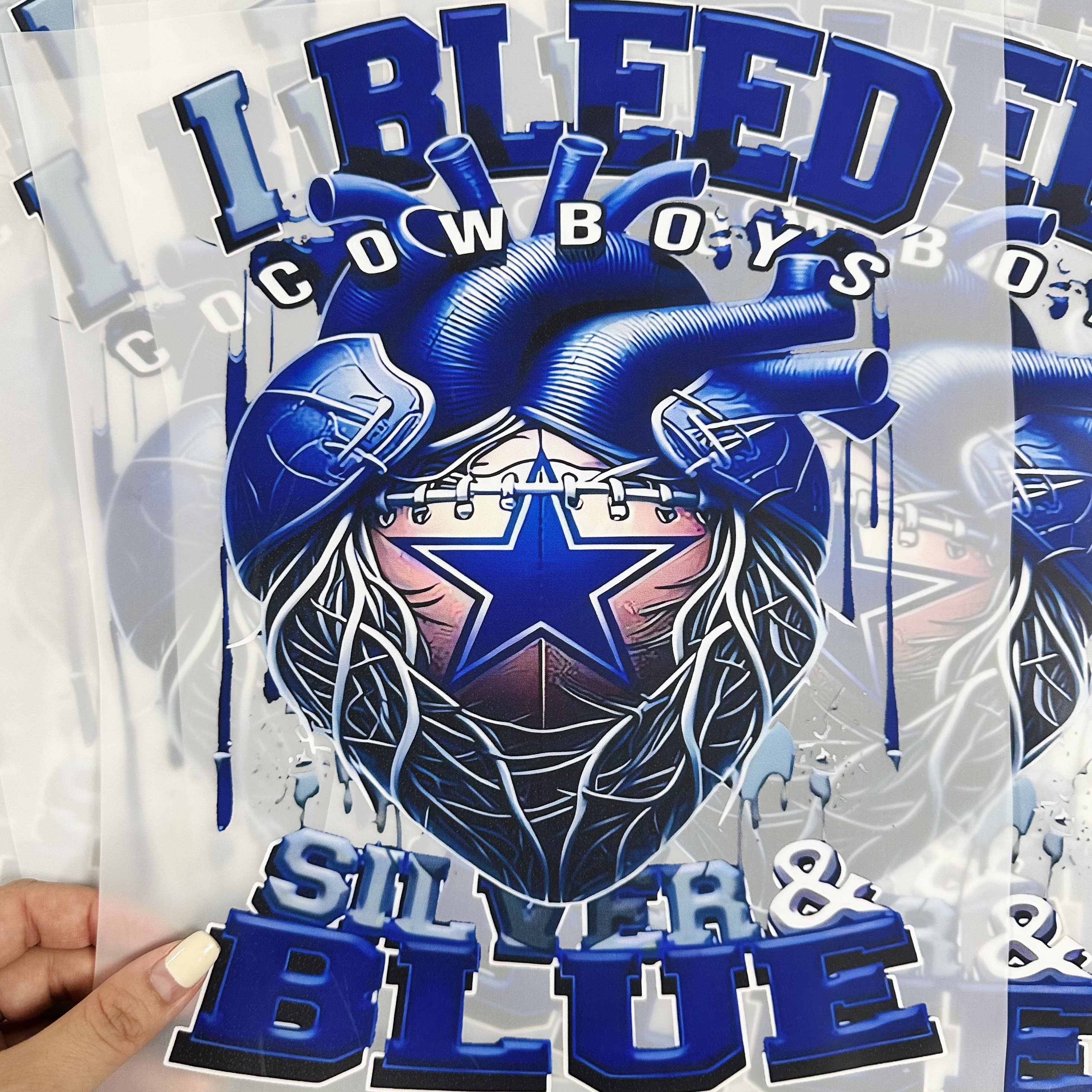 High quality factory NFL team designs and prints plastisol heat transfer logo heat transfer labels for T-shirt clothes
