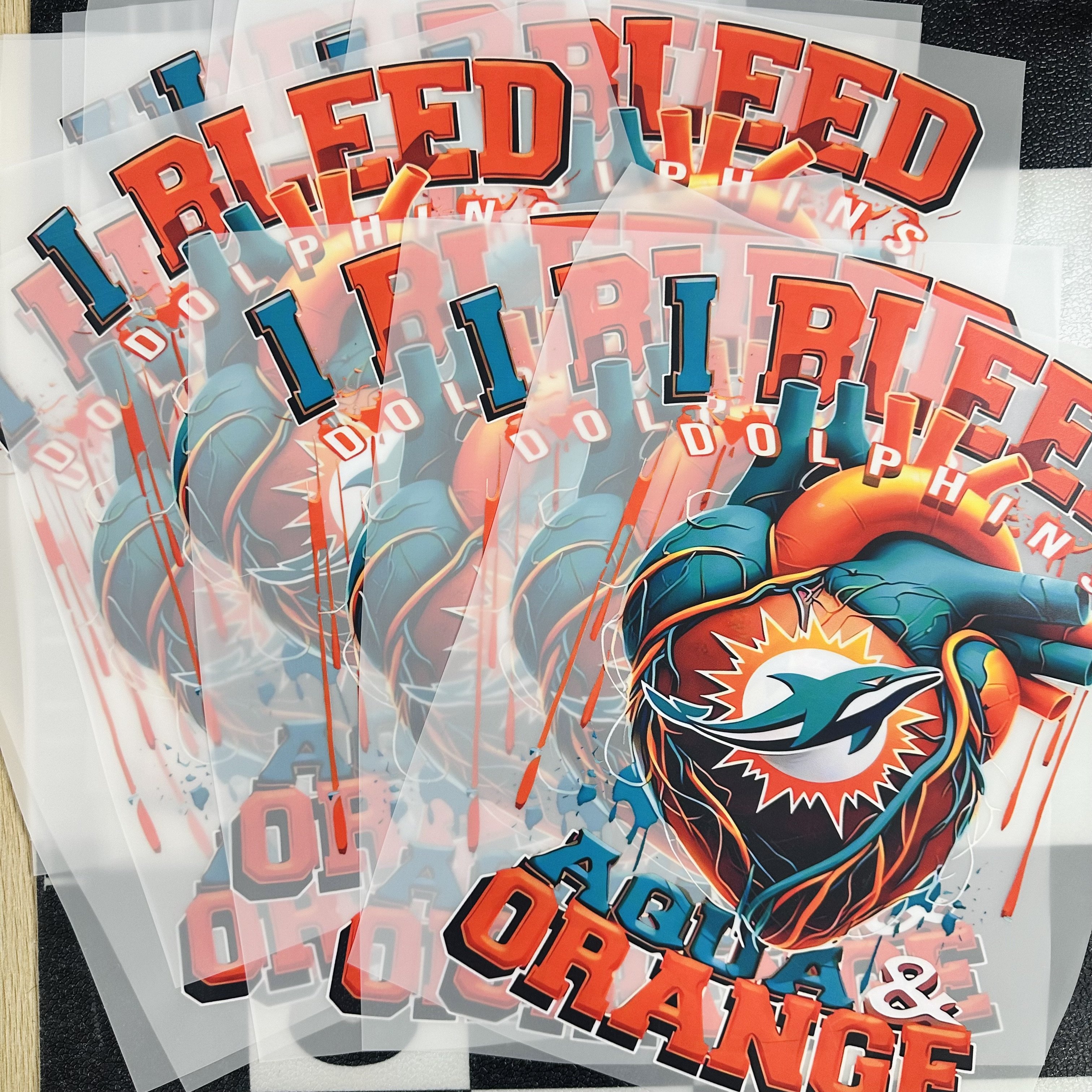 High quality factory NFL team designs and prints plastisol heat transfer logo heat transfer labels for T-shirt clothes