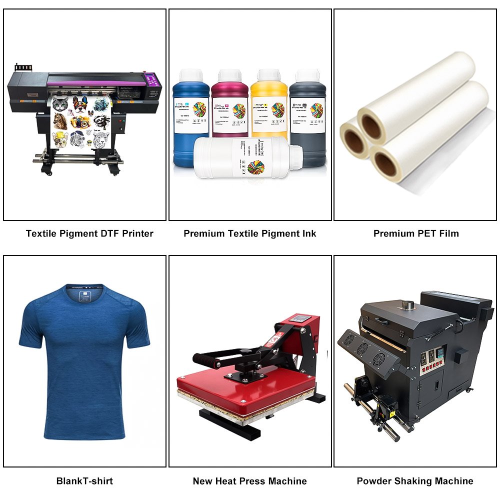 New Product PET Transfer Film Printing Textile DTF Ink for Epson xp600 r1390 l1800 i3200 4720 printer