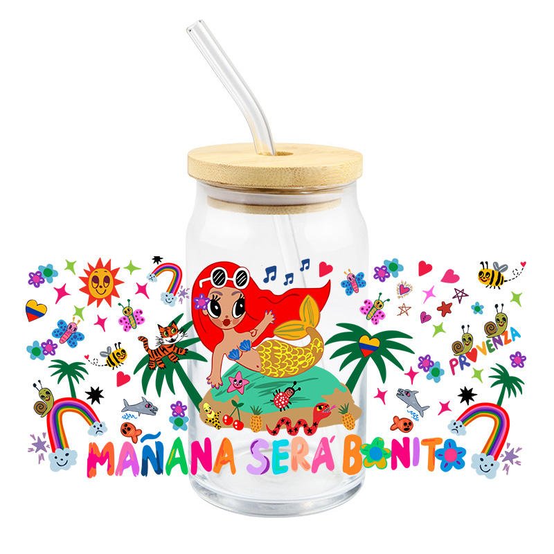 Supplier Professional Waterproof Cup Wrap uv dtf heat press stickers transfer printing vinyl stickers