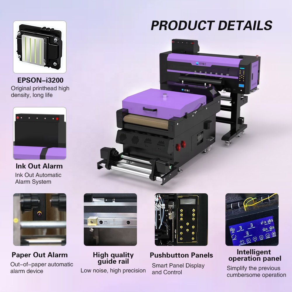 digital transfer printing pet film inkjet printer heat transfer sticker printing machine