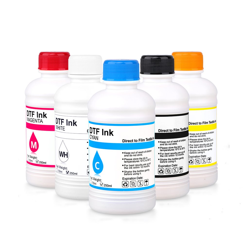 Ocinkjet Premium 250 ML Tshirt DTF Ink For Epson PET Transfer Film Printing DX5 5113 L1800 L805 DTG Prier