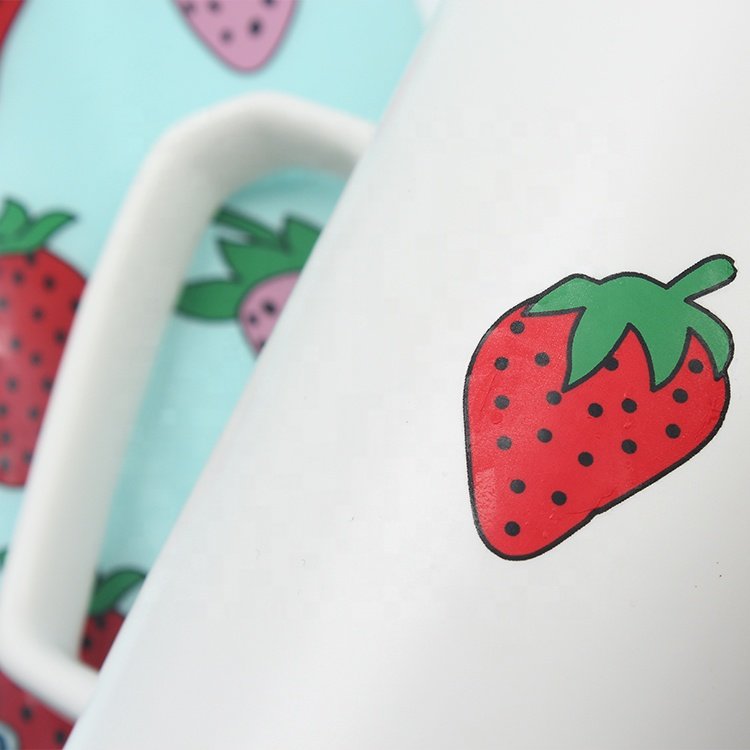 Wholesale Peel Cold Transfer Printing Sticker with Custom Cute Cartoon Logo