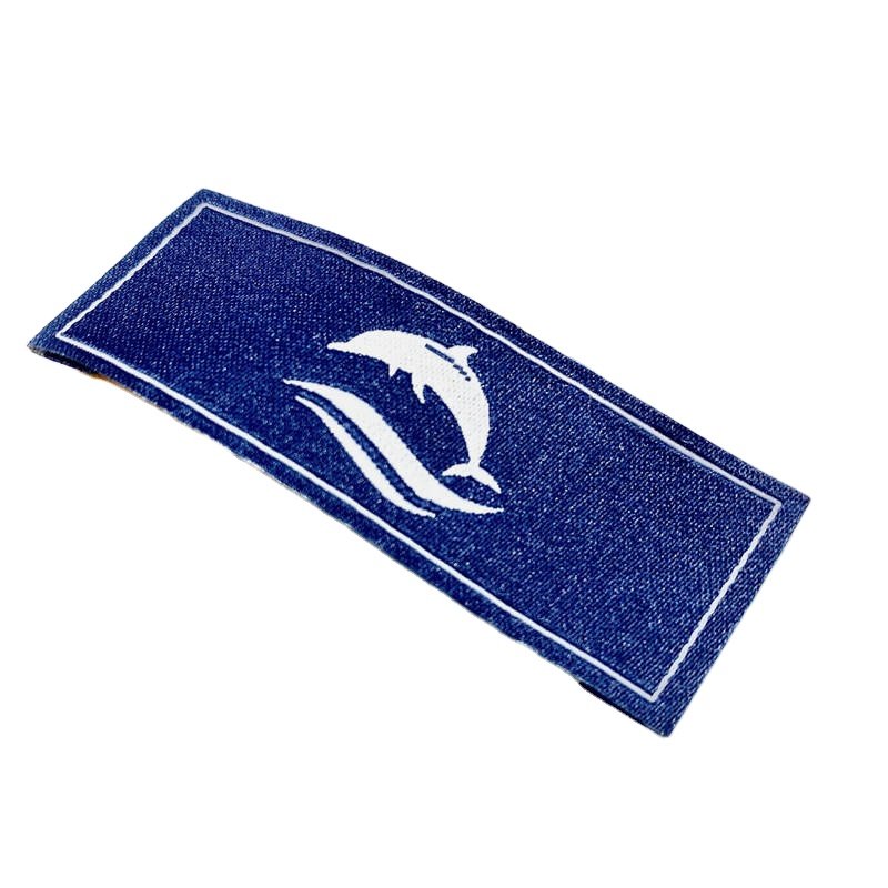 Customized Design Private Brand Name Logo Woven Shirt Labels Tags for Clothing Shoes Men Shoes Women Custom Shoes Garment Labels