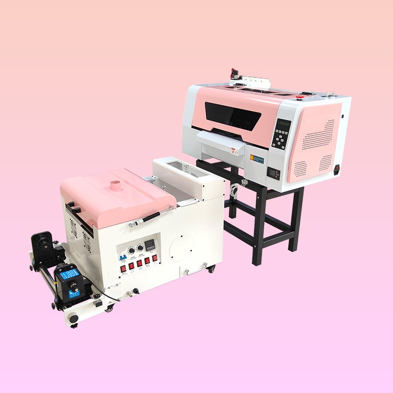 pink 30cm DTF printer machine heat transfer printing machine for logo printed paper cups