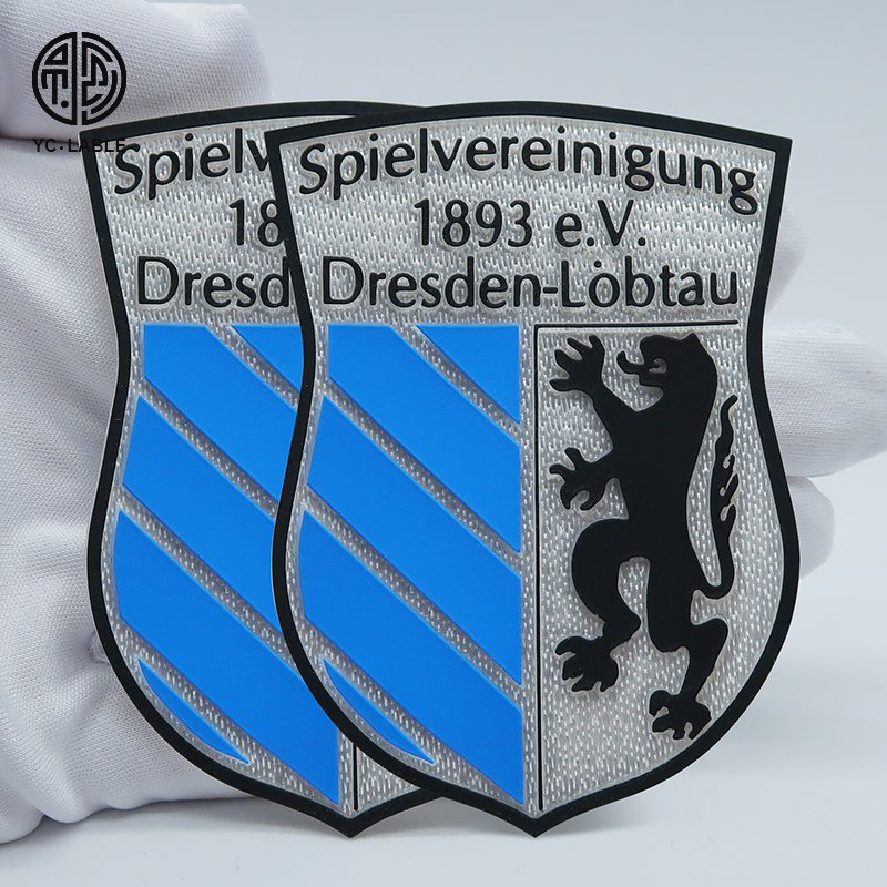 Rubber Silicone Label Wholesale Custom Brand Logo Heat Transfer Printing Patch Garment Labels