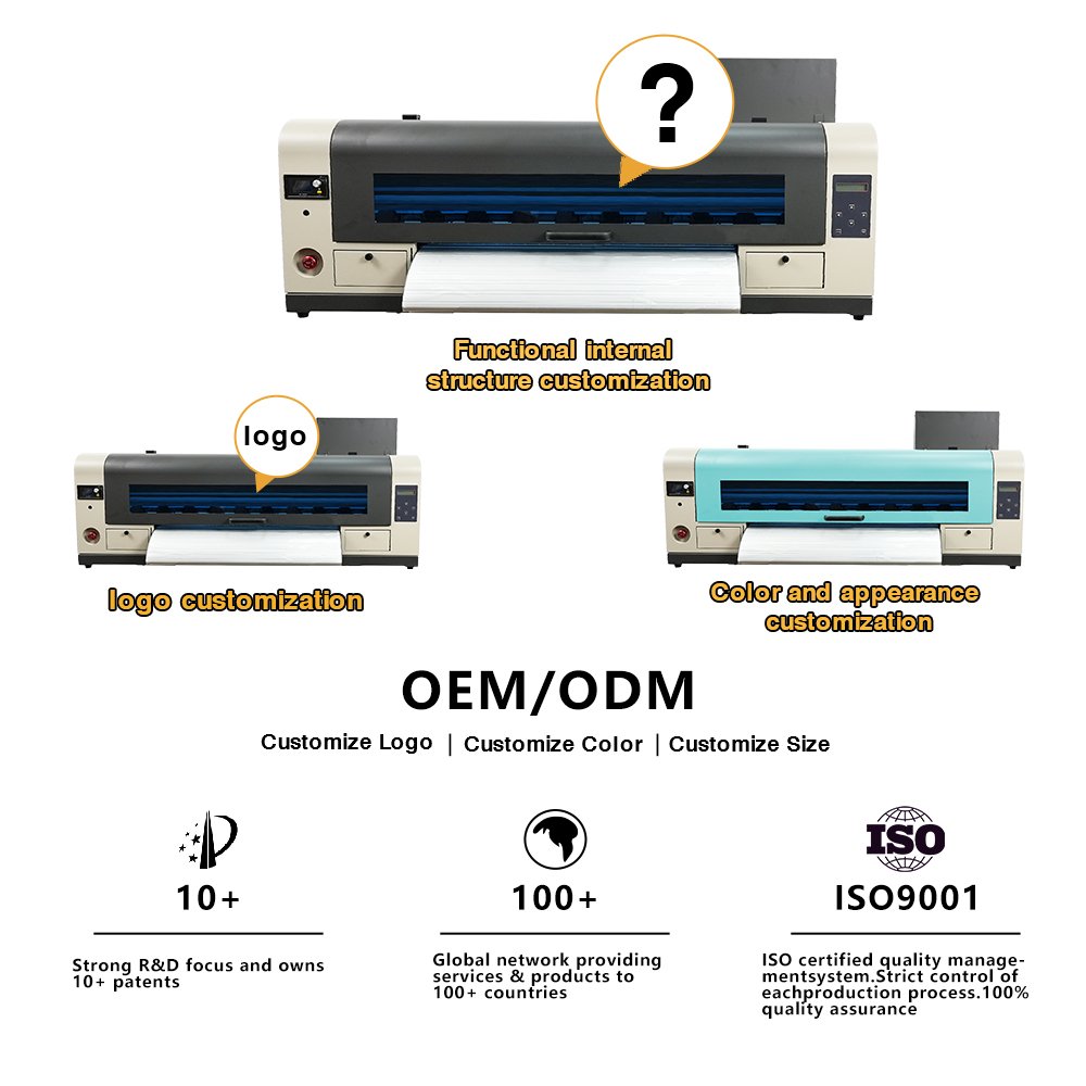 Erasmart A1 DTF Printer 60CM 24 Inch I3200 XP600 2 Printheads With Imprimante Epson Cloth Digital T Shirt DTF Printing Machine