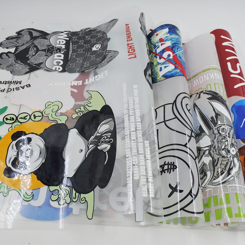 heat transfers customized reflective dtf printing service Hip-Hop vinyl stickers dtf transfer film for tshirt transfer printing