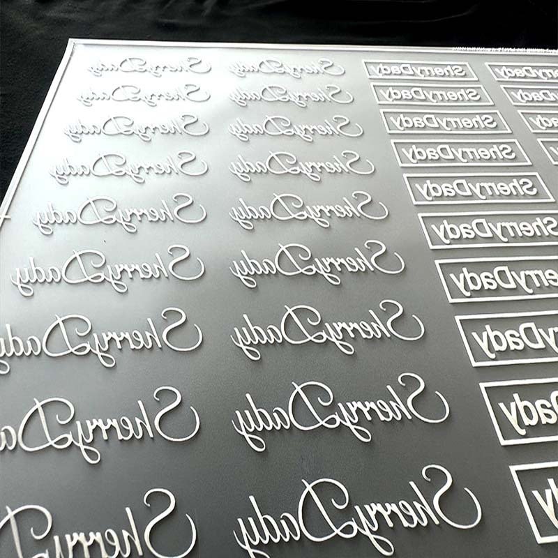 High Quality Customizable Vinyl Transfer Sticker with 3D thick plate Design for Screen Printing on T-Shirts Garments