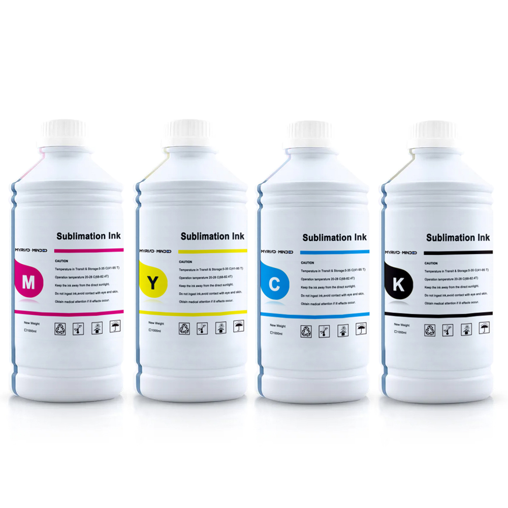 1000ML Factory Direct Colorful high density Sublimation Dye Ink for Epson large format sublimation digital printing