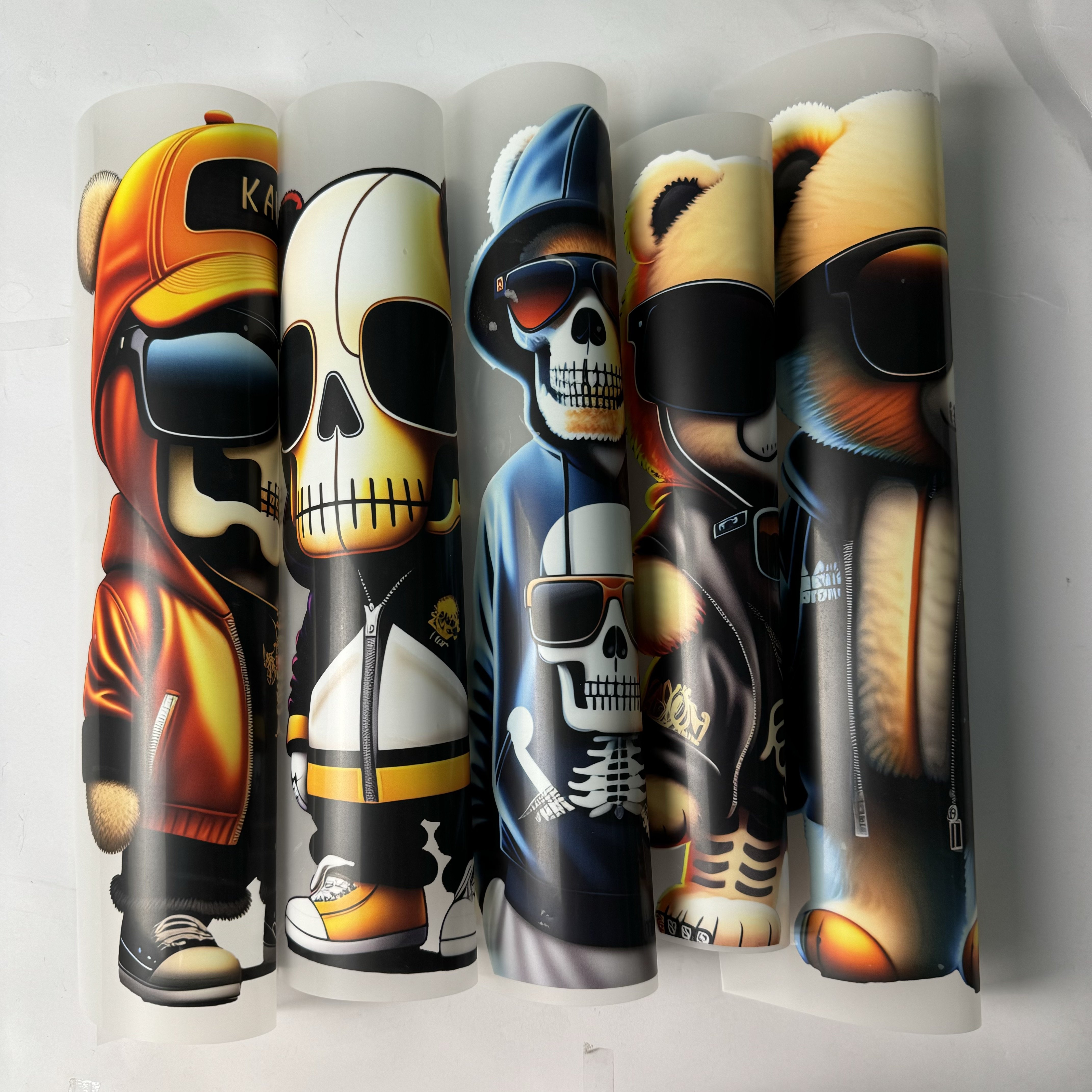 Wholesale Custom DIY Design Plastisol Heat Transfer Printing Ready-to-Press T-Shirts Jeans Canvas Bags DTF Clothes