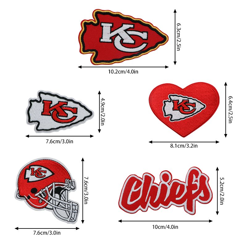 Hot Selling Cheap Price Baseball Sports Embroidered Team Logo Patch with Iron-on Backing Patches