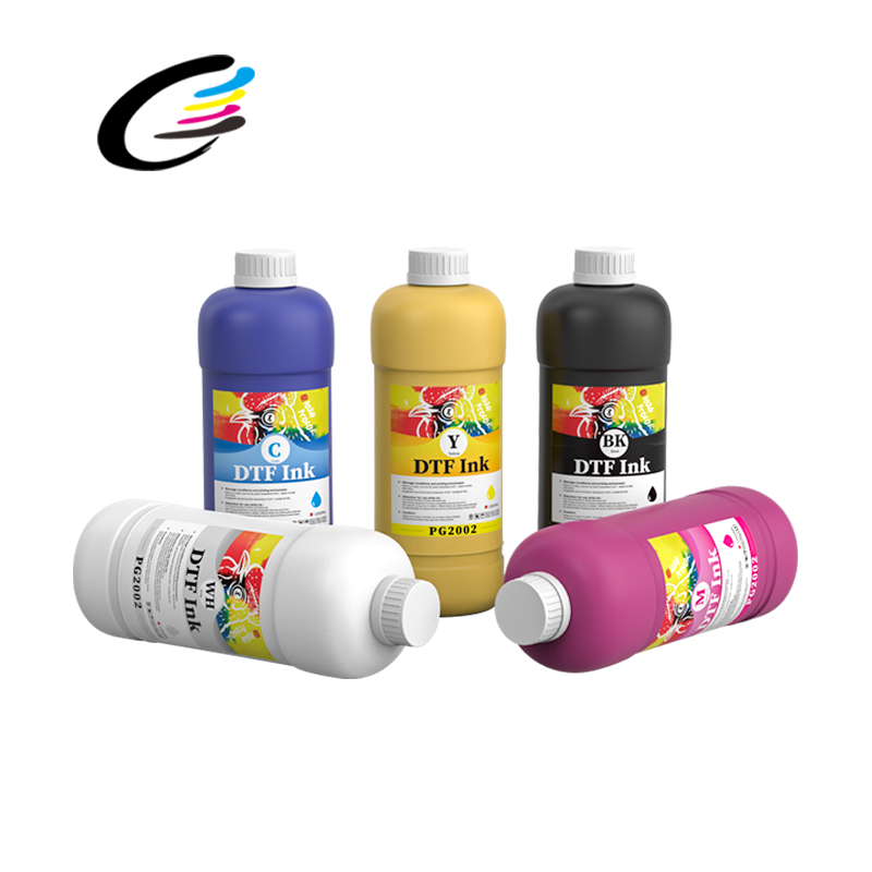 Factory Price Direct to Film White Ink CMYK Plastisol Pigment Heat Transfer Printing DTF Ink For L8550 L8500 L8058 I1600 Printer