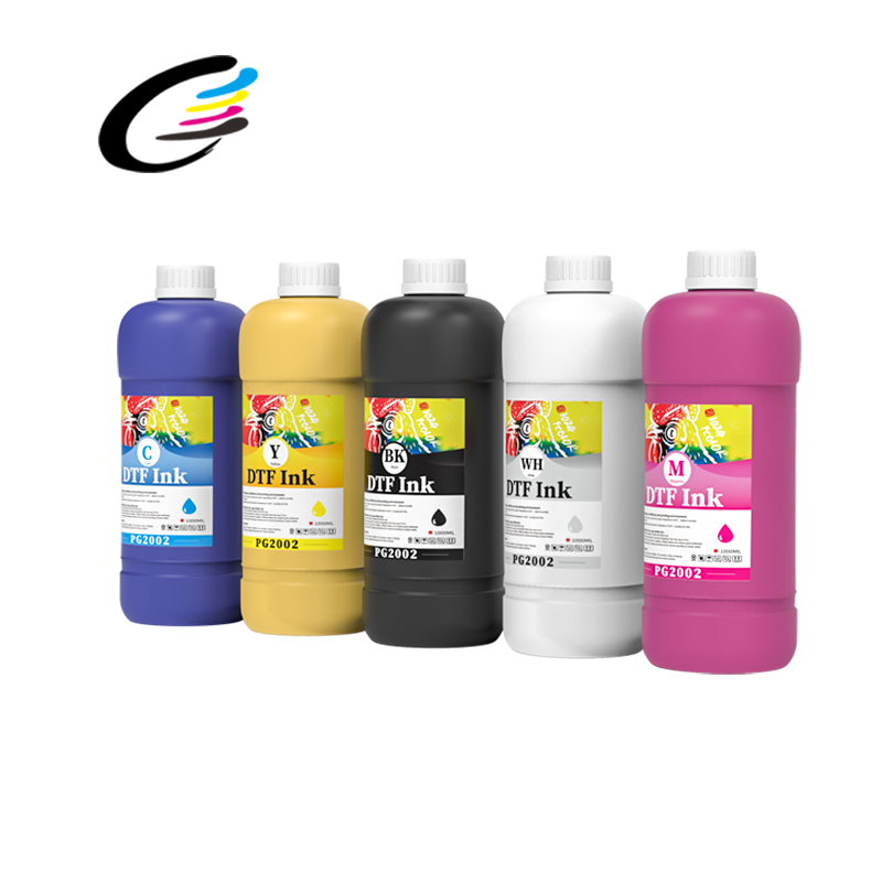 Factory Price Direct to Film White Ink CMYK Plastisol Pigment Heat Transfer Printing DTF Ink For L8550 L8500 L8058 I1600 Printer