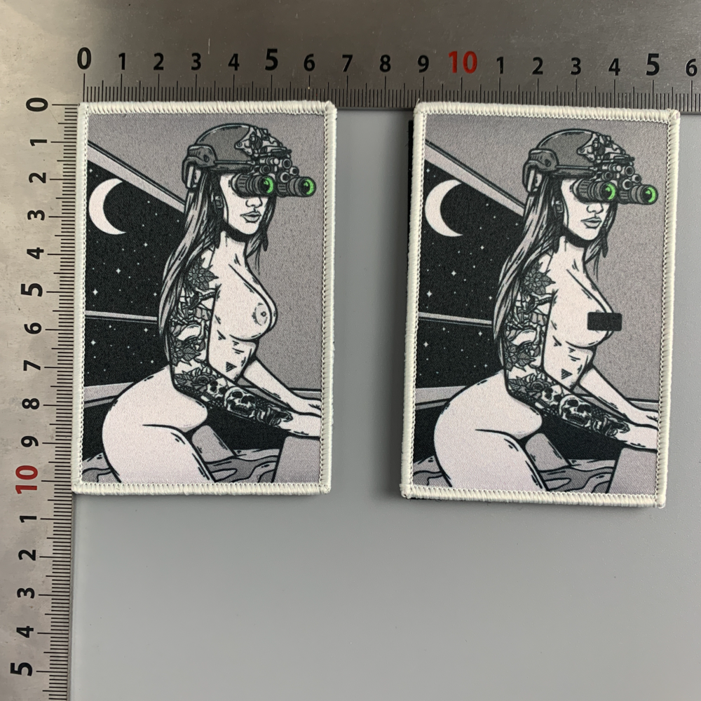 Custom Sublimation Patch Sublimation Printed Hat Patch with Iron on Embroidery Embroidered Patches Garment Accessory Fabric