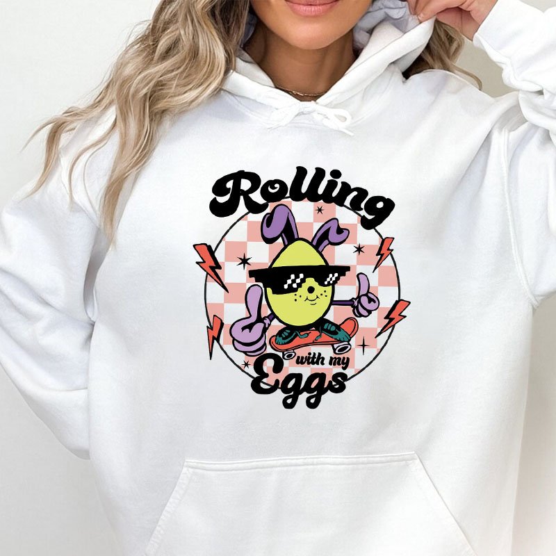 Wholesale Custom Rolling Eggs Dtf Ready to Press Heat Transfer Labels for T Shirts Clothes Easter Transfer Printing