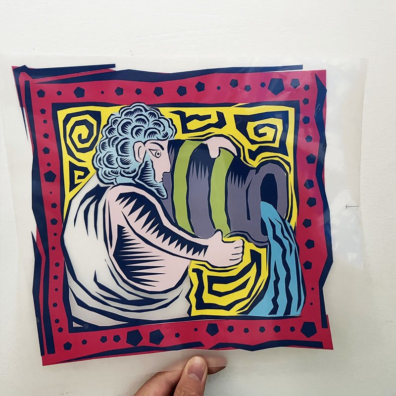 XinHeng Manufacture Custom Logo Designs Vinyl DTF Transfers Printing Plastisol DTF Heat Transfer for Clothing