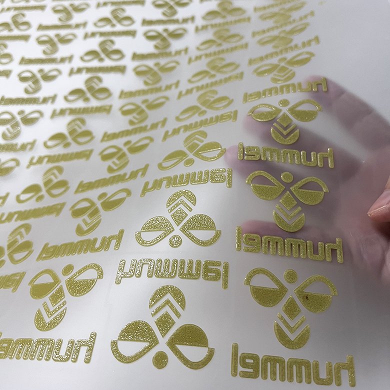 Custom wholesale screen print ready to press tshirt logo iron on clothing 3d heat transfer printing decals sticker designs