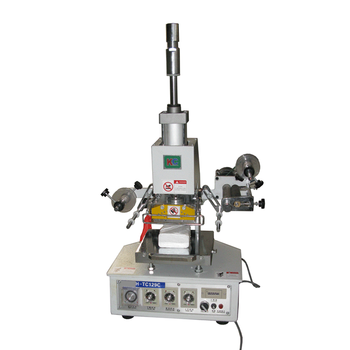 Mini Automatic Tabletop Card Hot Foil Stamping Machine New Condition Pneumatic Drive Pump Core Component Label Paper Printing