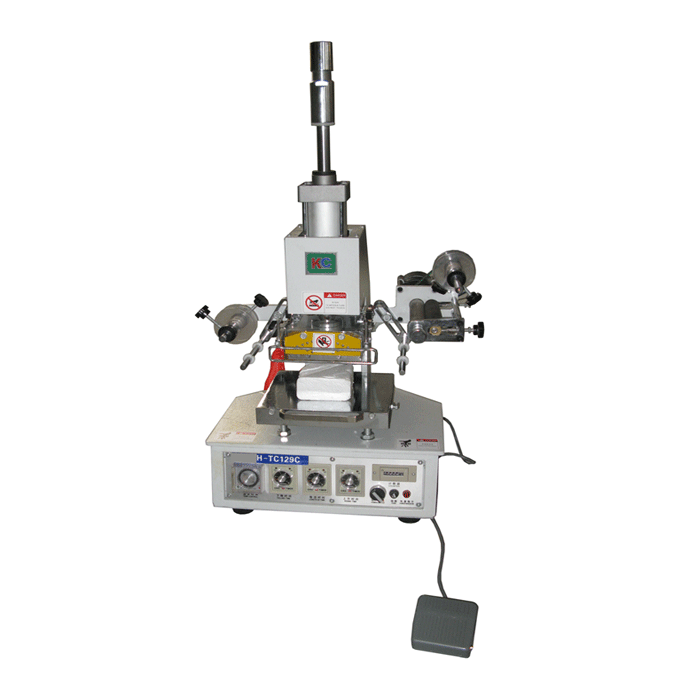 Mini Automatic Tabletop Card Hot Foil Stamping Machine New Condition Pneumatic Drive Pump Core Component Label Paper Printing