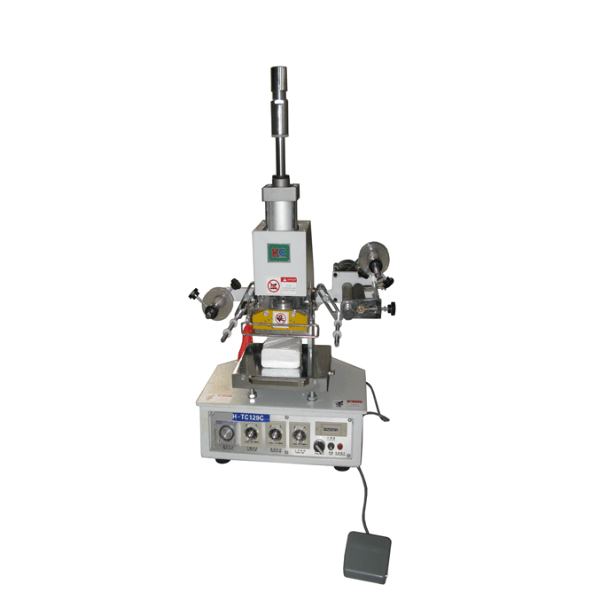 Mini Automatic Tabletop Card Hot Foil Stamping Machine New Condition Pneumatic Drive Pump Core Component Label Paper Printing