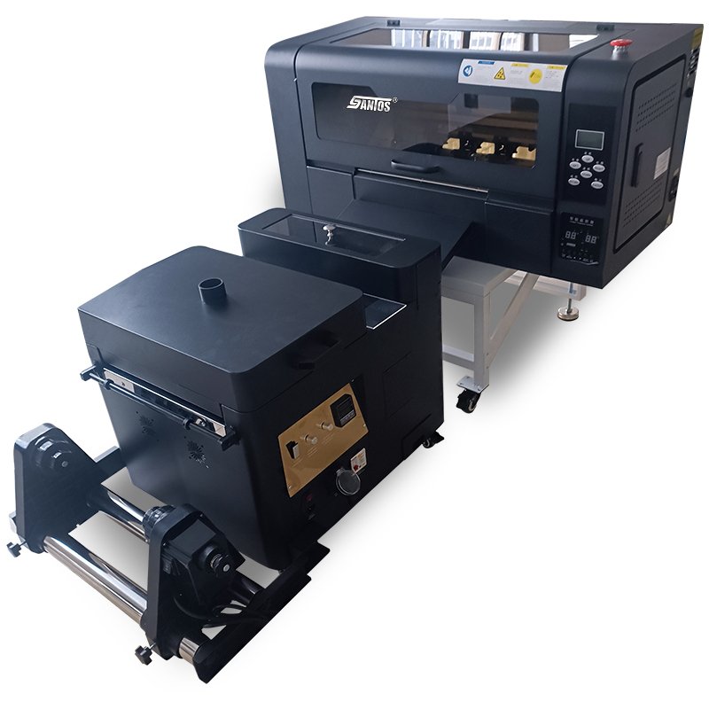 Custom Hoodies 33Cm 30Cm Dtf Printer Two Heads Xp600 I3200 A3 Tshirt Dtf Transfer Film Printer
