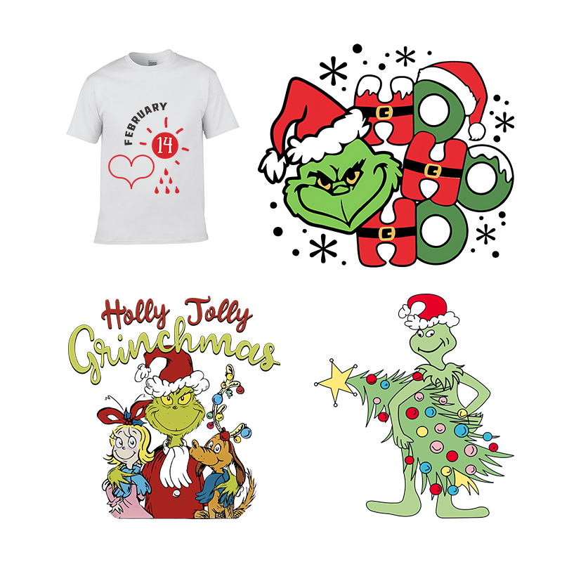 High Quality Custom Logo Transfer Printing Tag Heat Transfer Design T-Shirt Heat DTF Thermal Transfer Sticker For Clothes