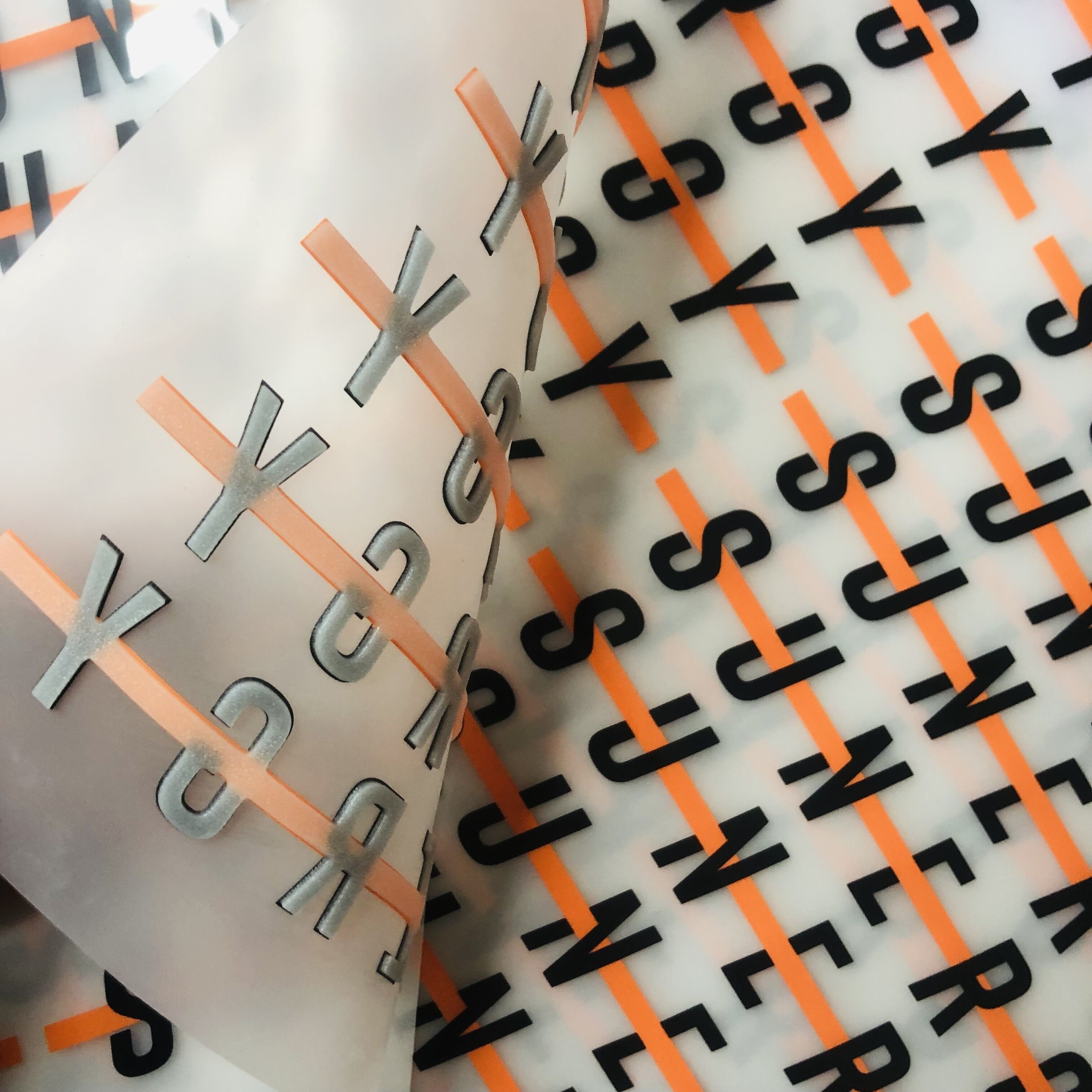 Factory Custom Plastisol vinyl iron on printed designs heated pressed screen printed heat transfer print labels for t shirts