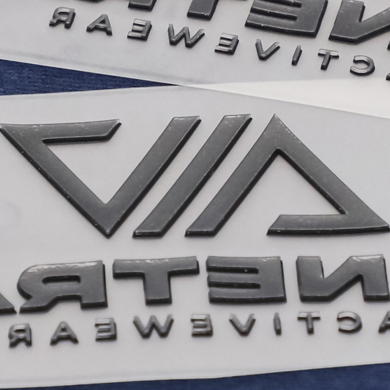 2025 Customize any color 3D heat transfer silicone label made custom embossed 3d soft garment pvc patch for clothing/bag