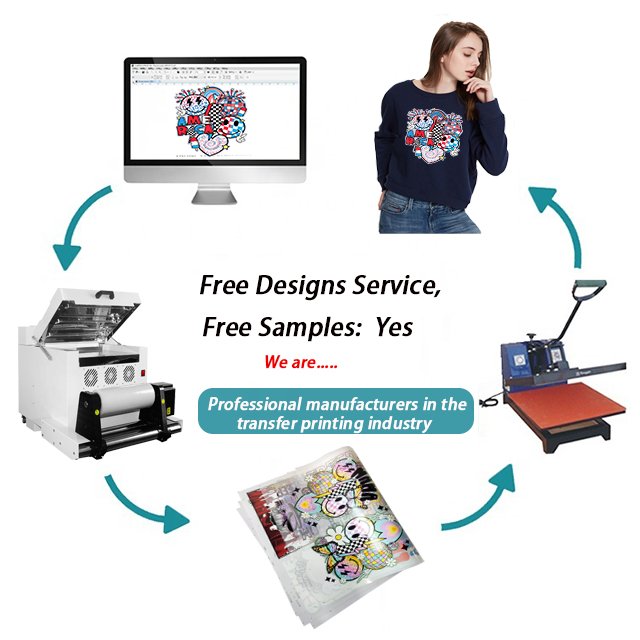Sewill High Quality Dtf Heat Transfer Stickers Custom Screen Print Heat Transfers Designs For T-Shirts