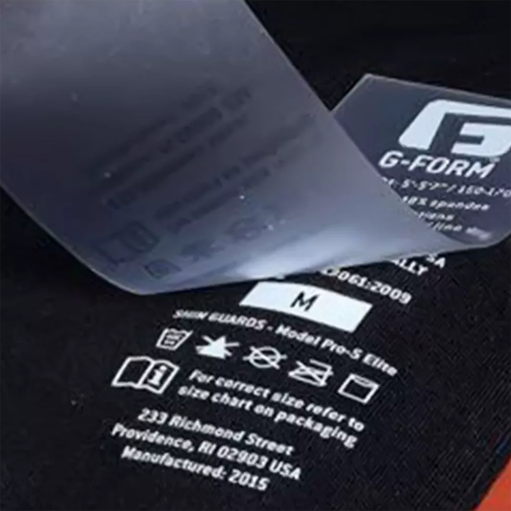 Custom Wholesale Colorful Clothing Plastisol Heat Transfer Printing t-shirt Size Neck Silicone Heat Transfer label