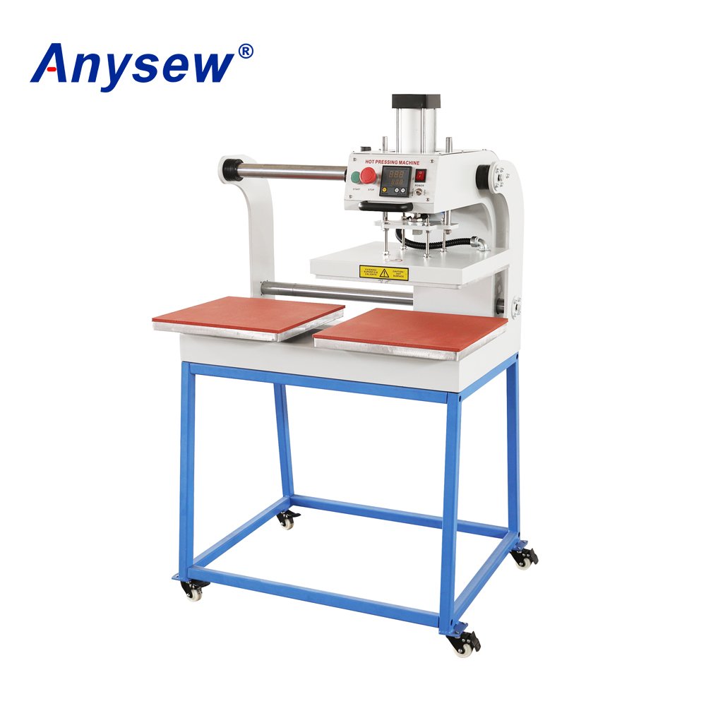 AS-OP38 Double Station Pneumatic Heat Transfer Machine Heat Press Machine 1 YEAR Cloths Printer Label Printer Flatbed Printer