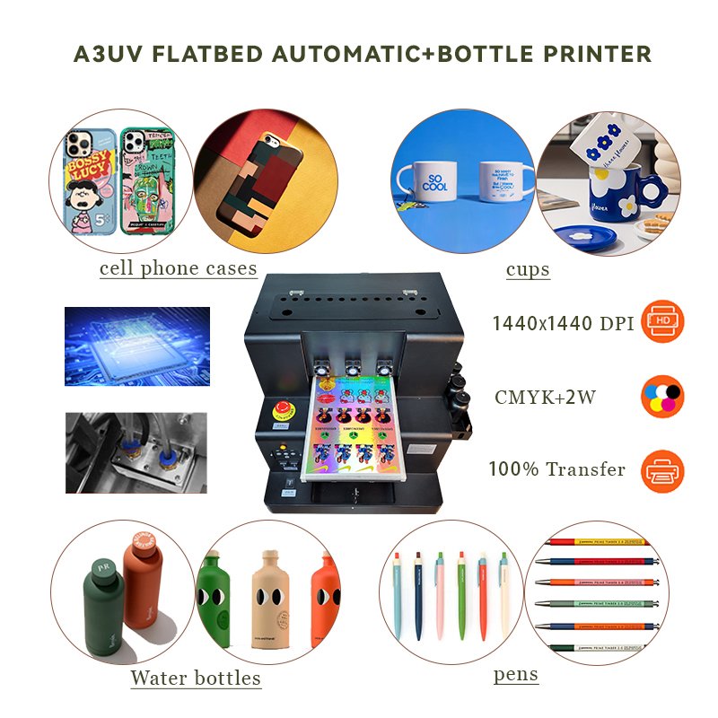 A3 DTF inkjet printer set heat transfer t-shirt printing machine direct to film printer with XP600 print head