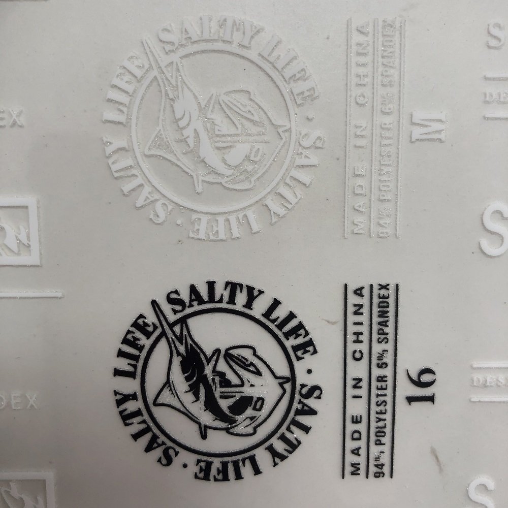 Customized High Quality Clothing Silica Gel 3D Heat Transfer Printing Logo Bags Soft Silicon heat transfer