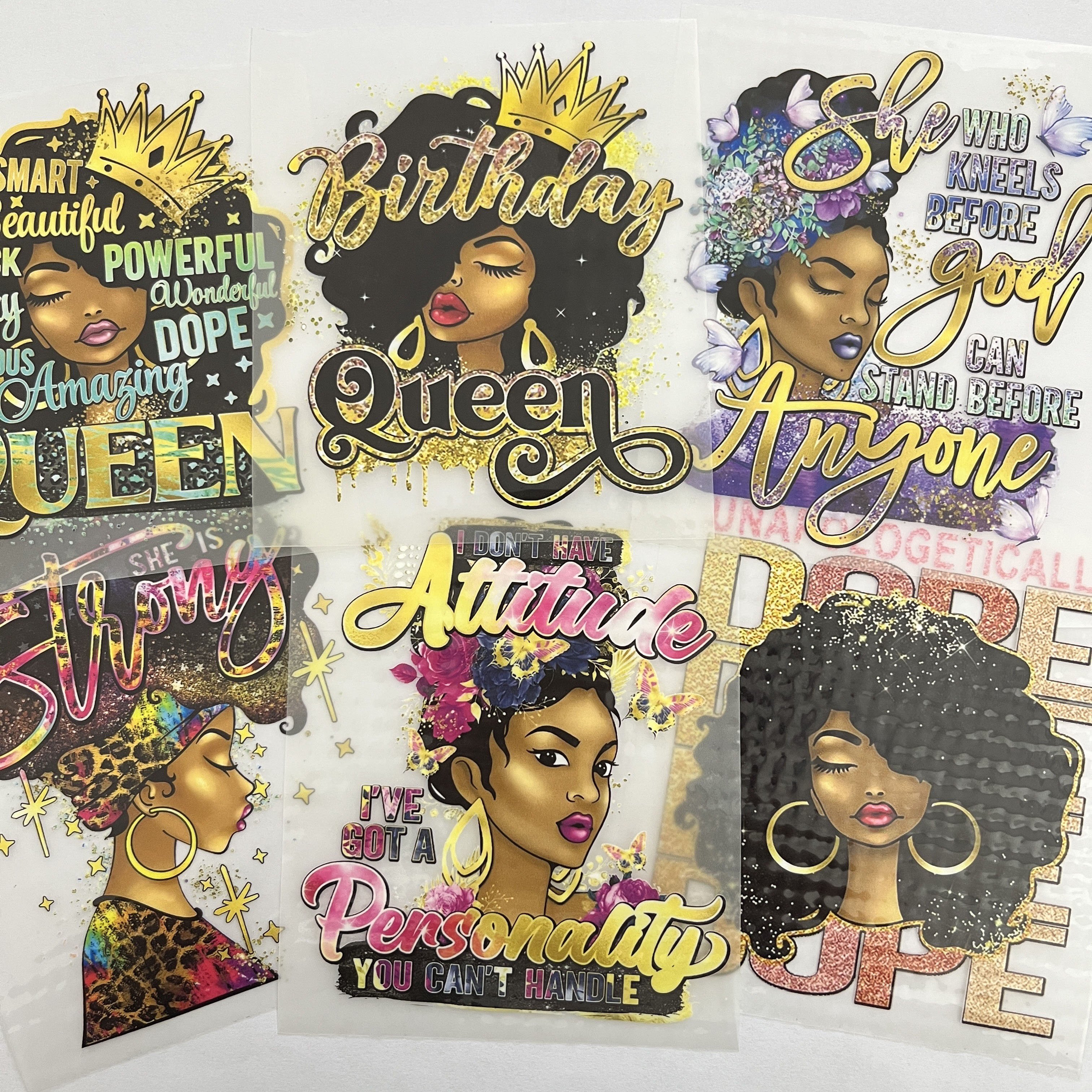 Factory wholesale custom dtf stickers ready to press heat transfer vinyl designs high quality transfer printing for t shirts