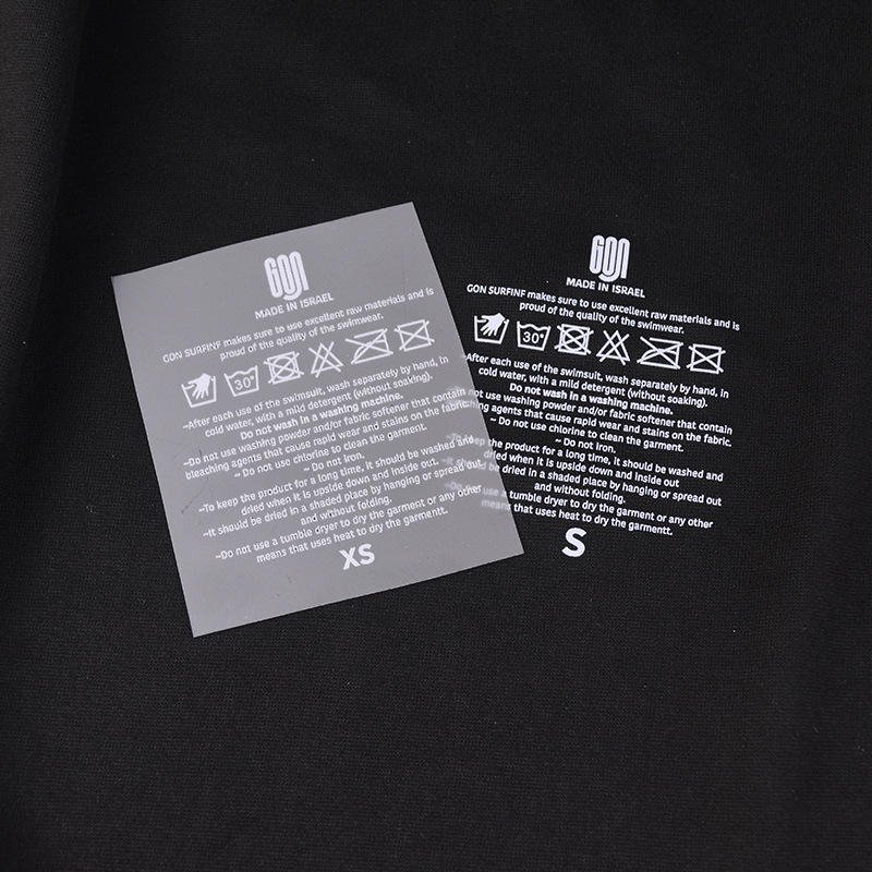 New product Custom Personalized Logo Transfer Printing Neck Labels Transfer Dtf Heat Transfer Printing Stickers For Clothes