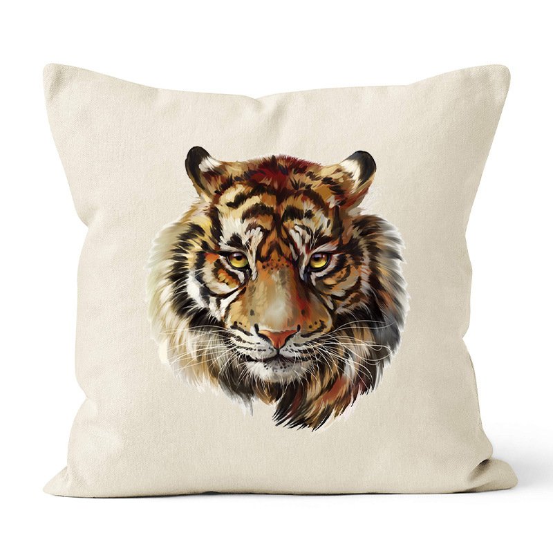Custom Dtf Printed Sticker for T-shirts Iron on Heat Transfers Press Stickers Heat Transfer Stickers Lion Tiger Animal Pattern