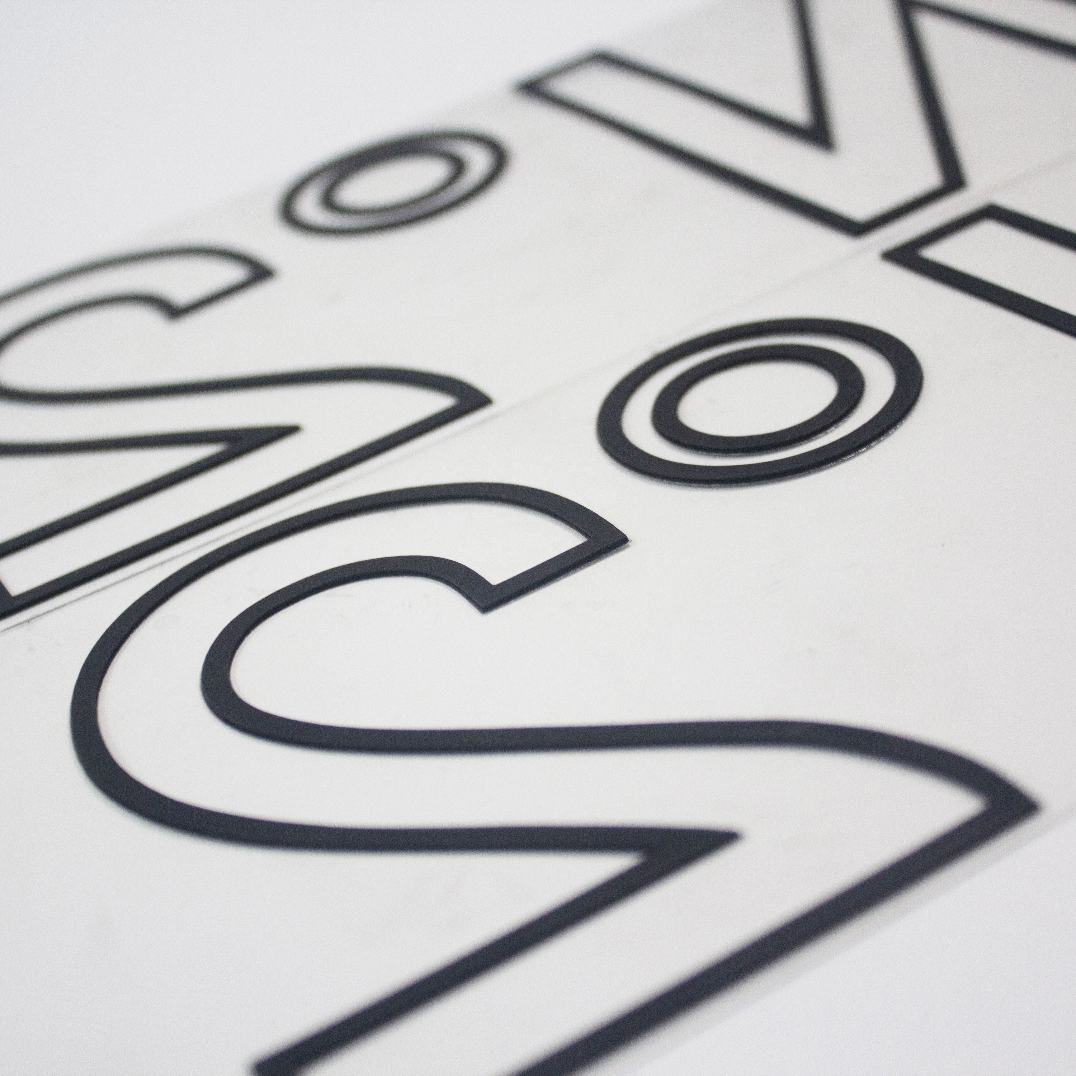 Silicone Sticker Factory Custom 3D Hollow Out Letters Logo Heat Transfer Printing Labels with Iron On