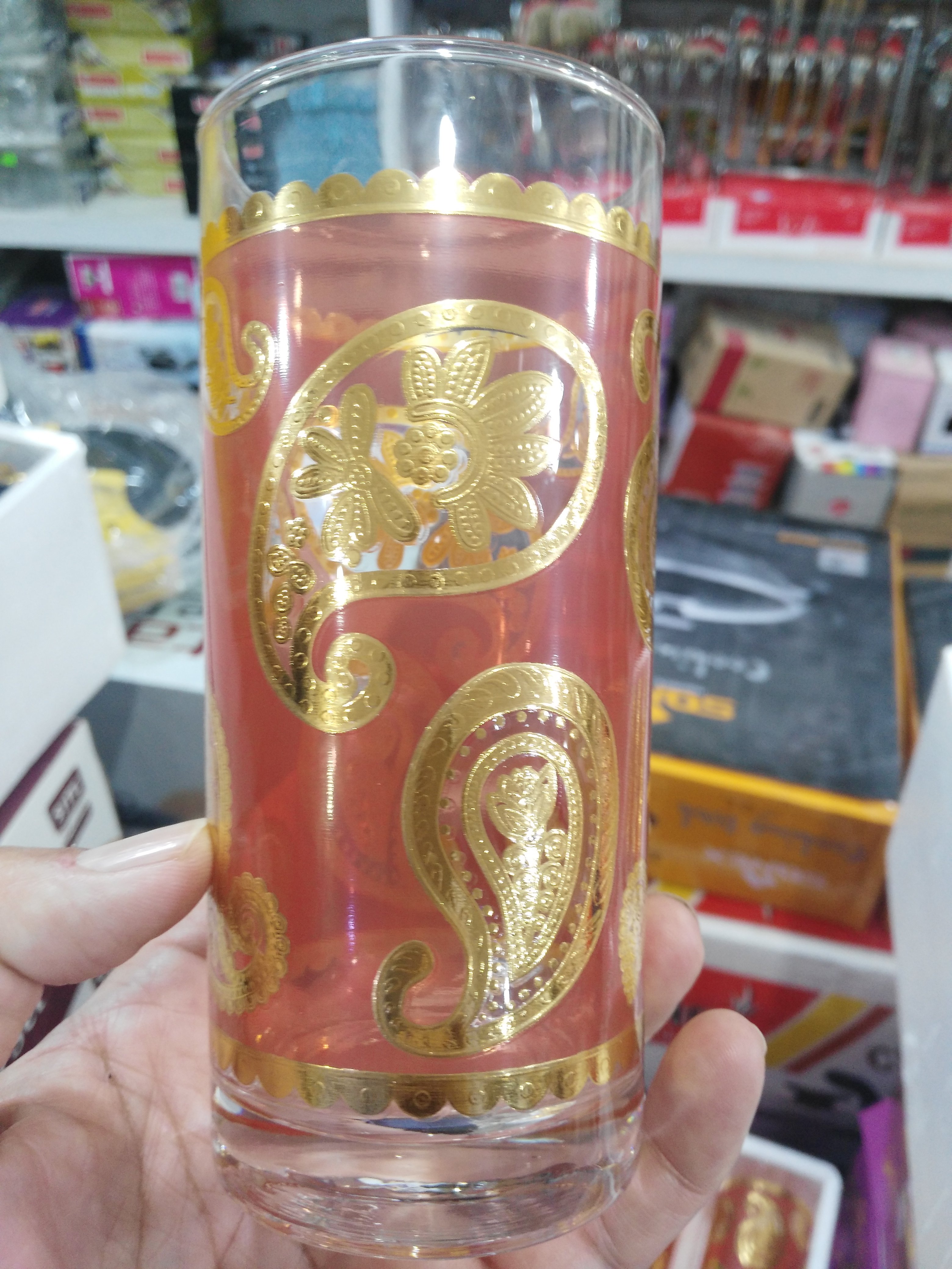 Wholesale Customized Service Gold Water Transfer Electroplating Printing Golden Decal for Glass Tableware