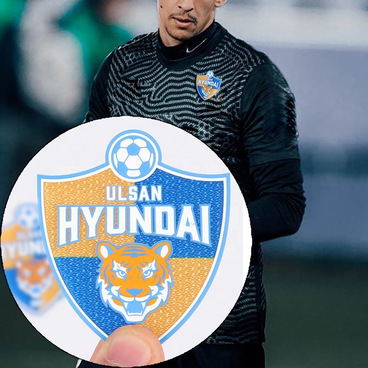Iron On Badges Wholesale Custom Logo High Density Screen Printing Logo Silicone Patches for Clothing