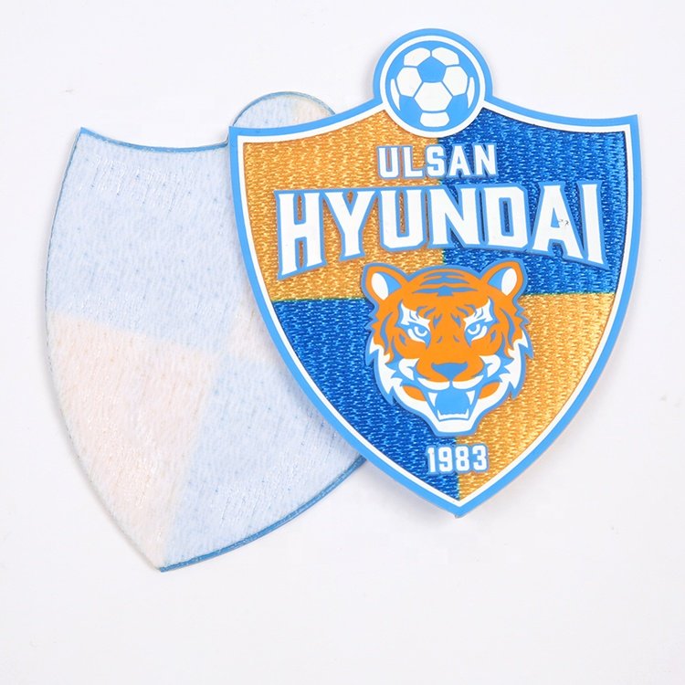 Iron On Badges Wholesale Custom Logo High Density Screen Printing Logo Silicone Patches for Clothing